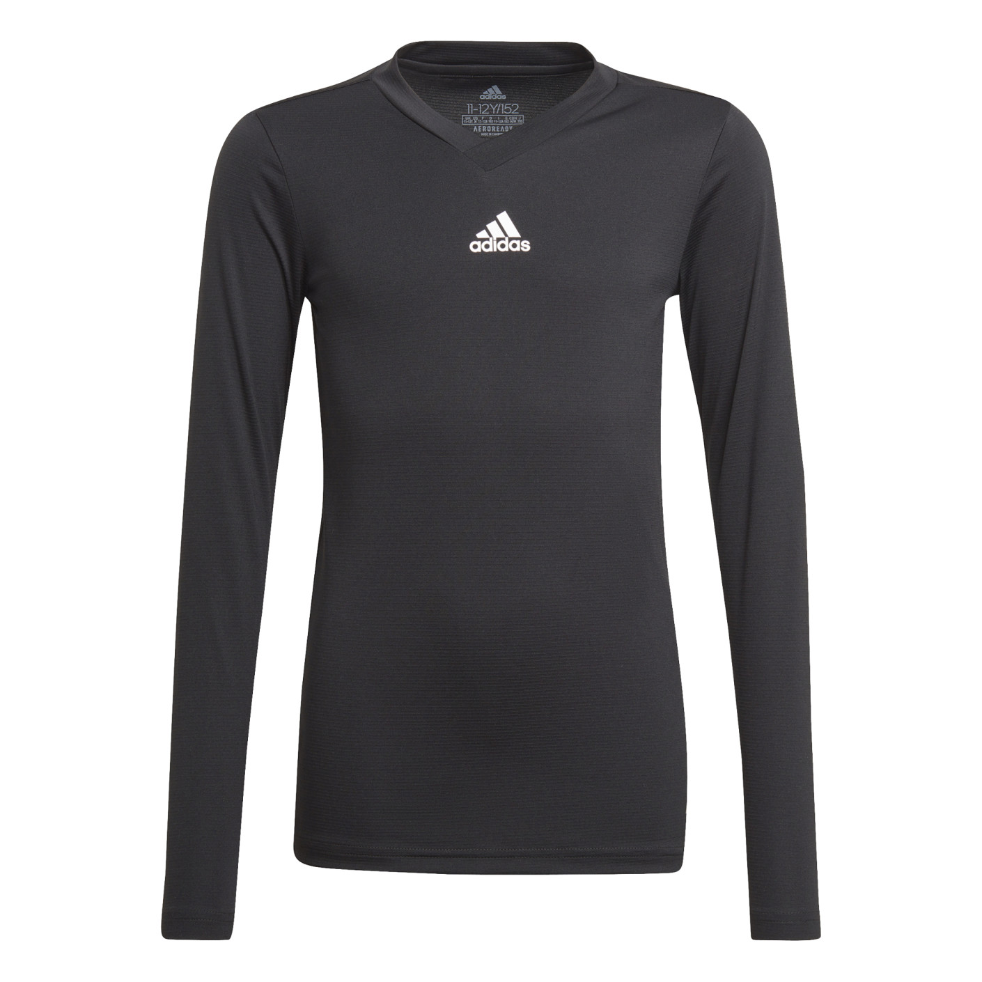 Adidas Team Ondershirt Lange Mouwen Kids Zwart