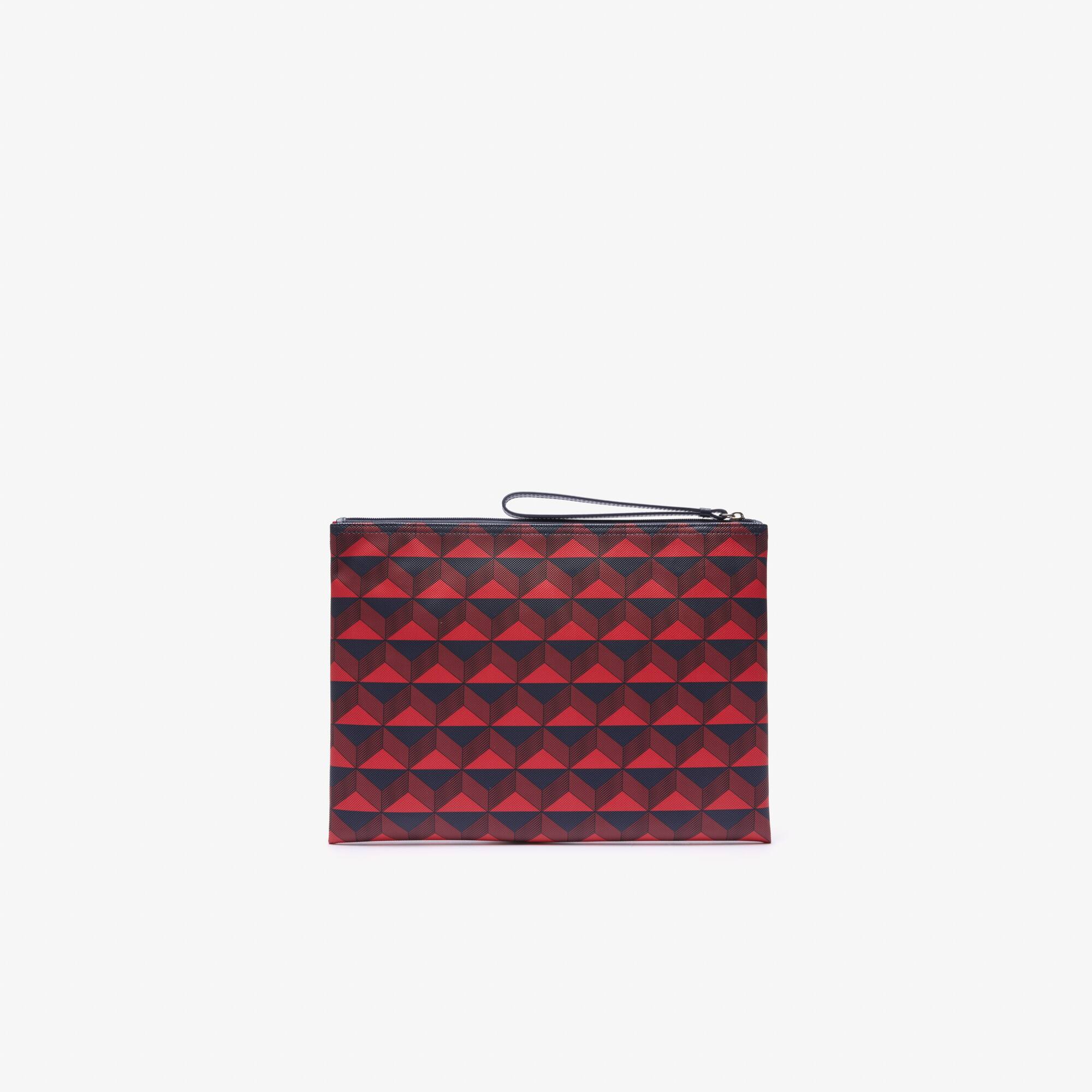 Große L.12.12 Clutch-Handtasche Geldbörsen & Kleinlederwaren - Rot - Lacoste - Unisex