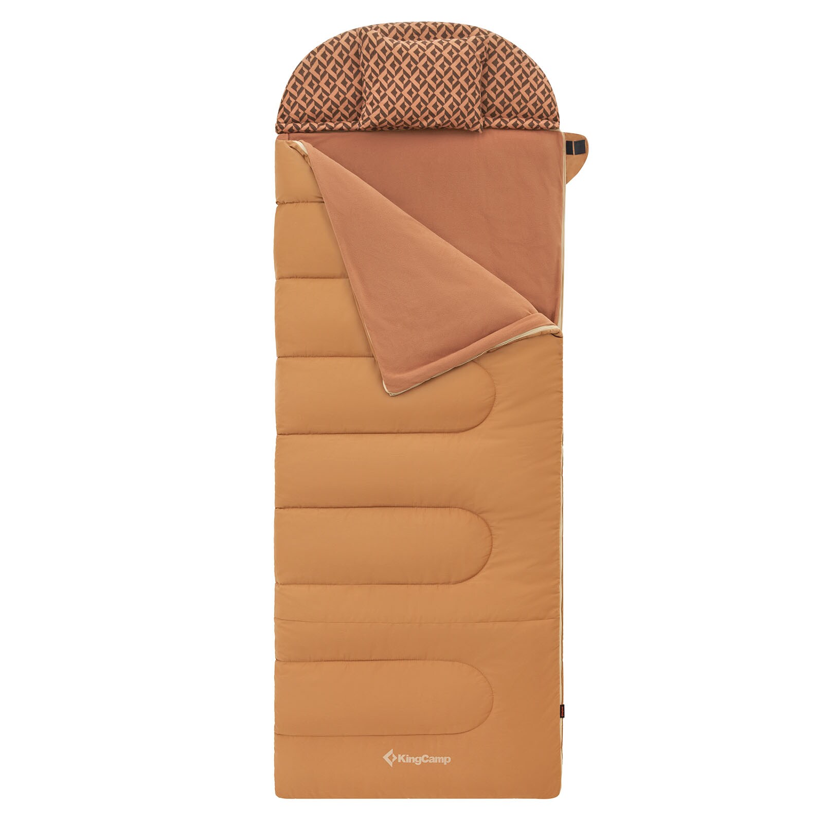 KINGCAMP Deckenschlafsack Forest Winter Schlafsack XL Lang Breit Baumwolle -22°C Variante: 400 g/m²