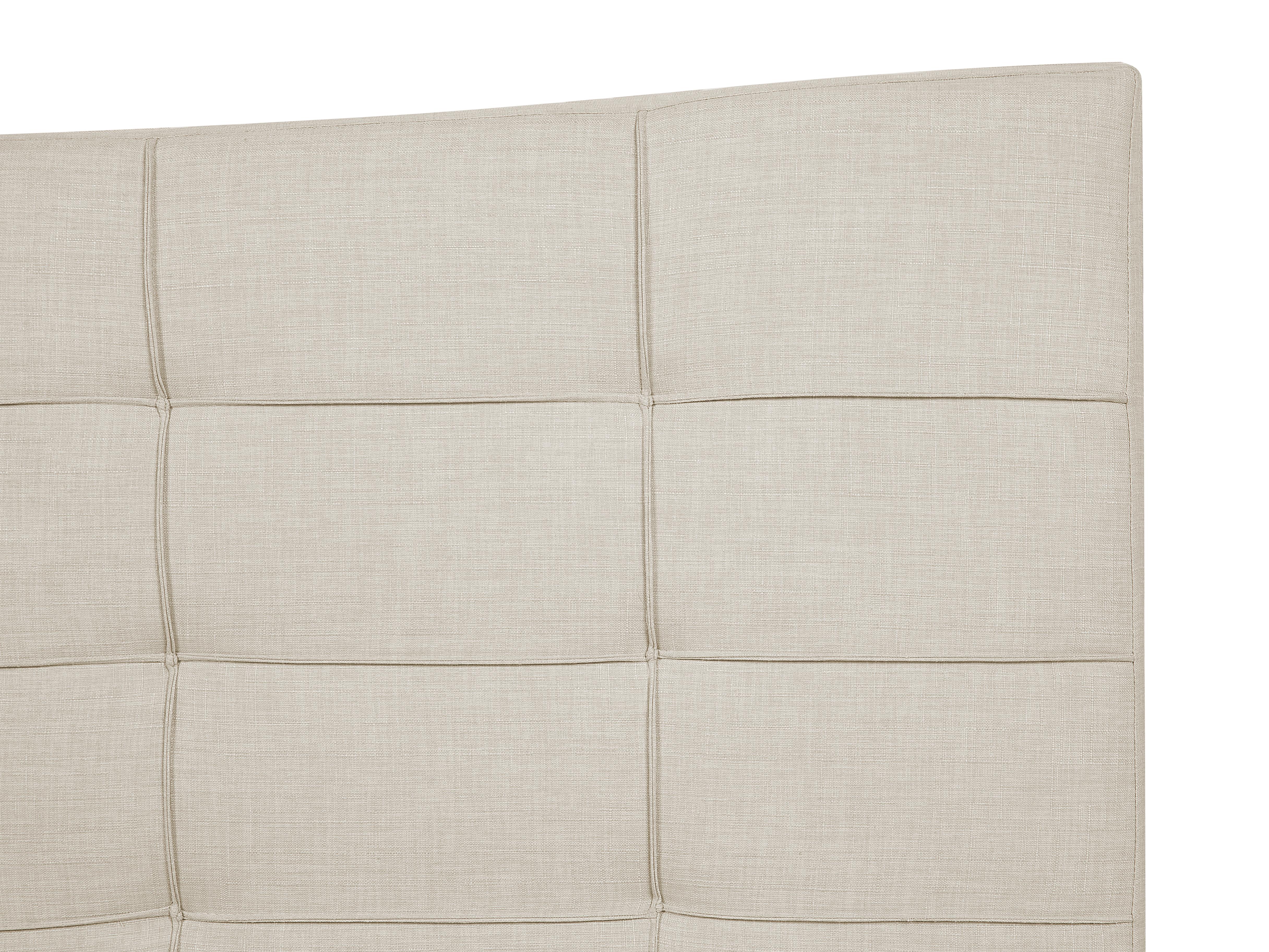 Bed Stof LANNION 180 x 200 cm Lichtbeige