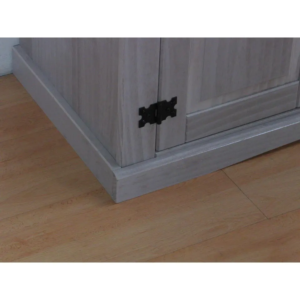 Hioshop New Mexico dressoir 132 cm breed grijs
