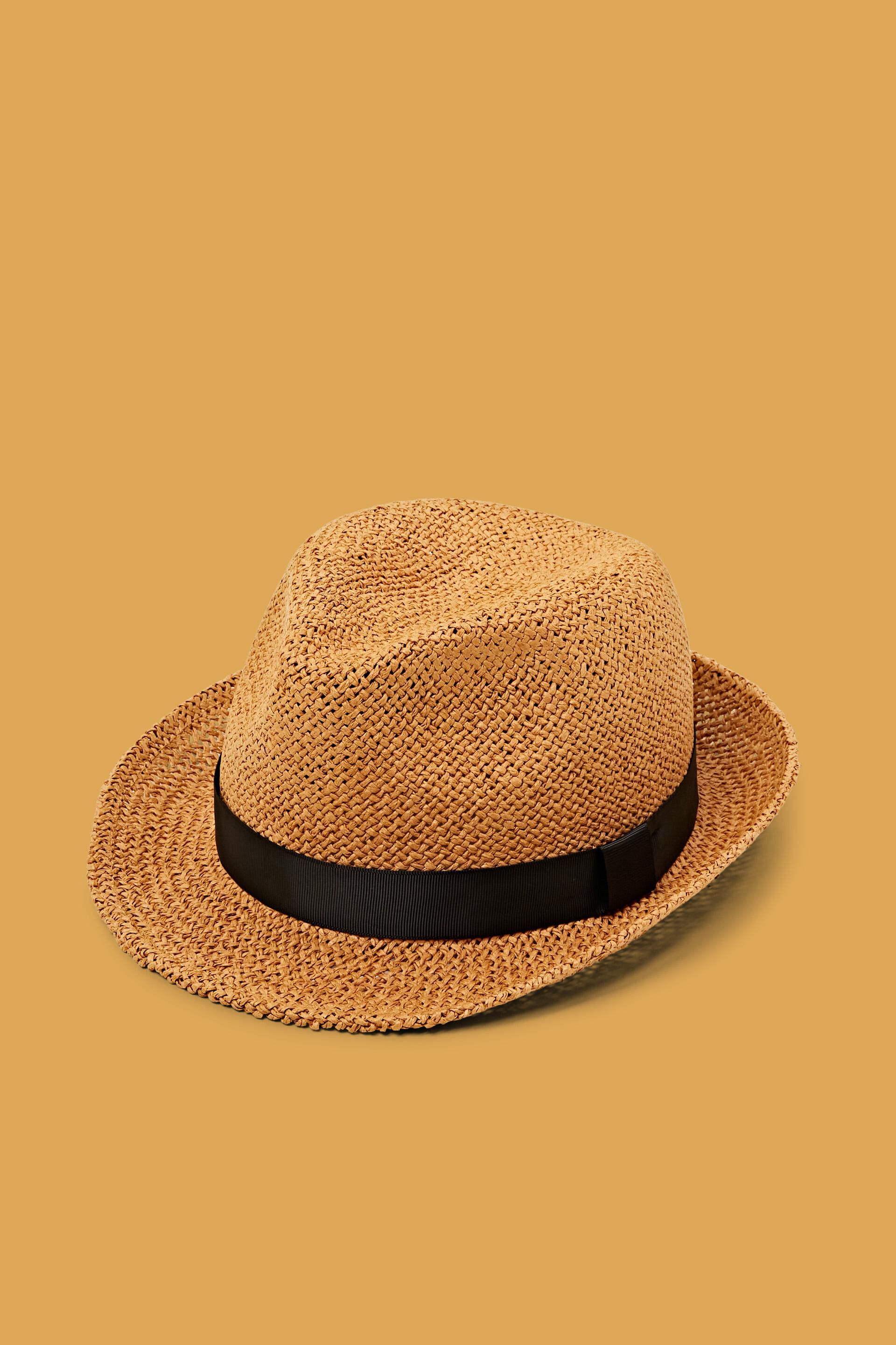 Chapeau trilby tissé