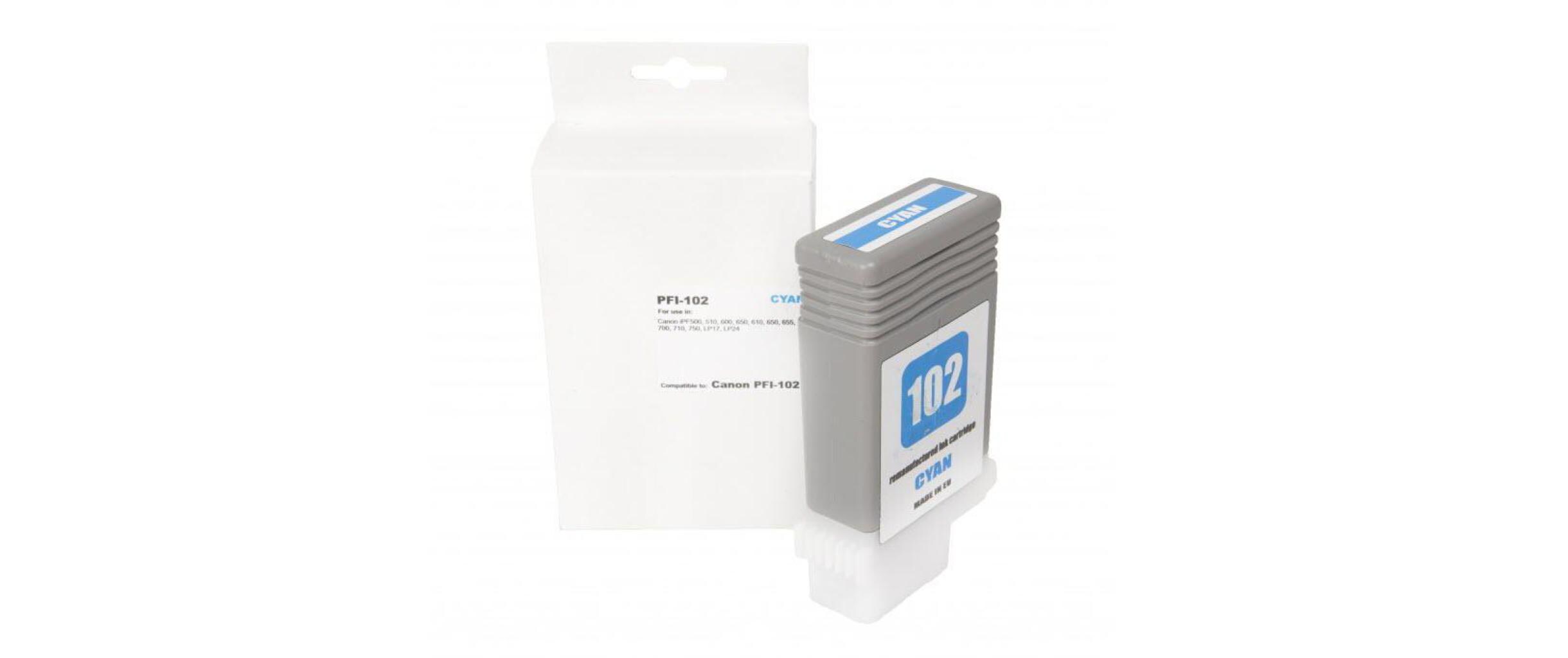 Tinte PFI-102C / 0896B001 CyanCyan, 130 ml