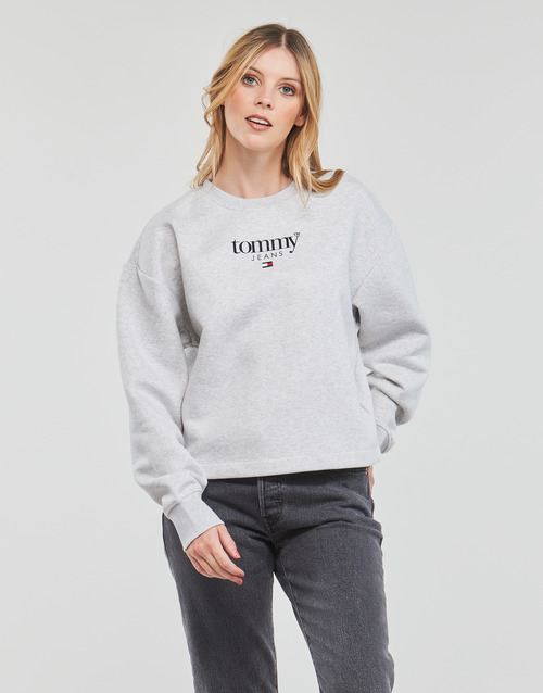 Tommy Jeans - TJW RLXD ESSENTIAL LOGO 1 CREW - Gris