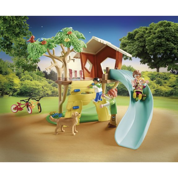 Cabane dans les arbres et toboggan Playmobil Familly Fun 71001