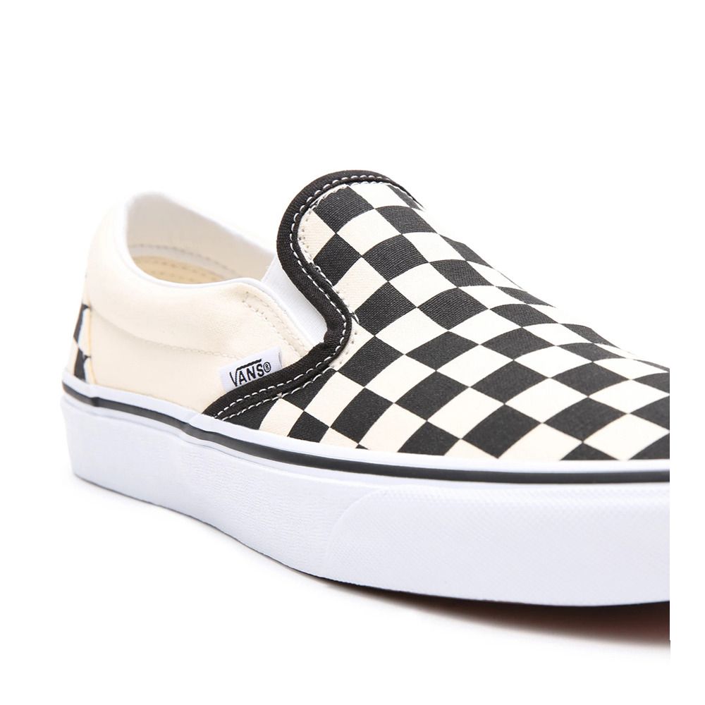 Vans CLASSIC SLIP-ON - Sneakers blk/whtchckerboard/wht