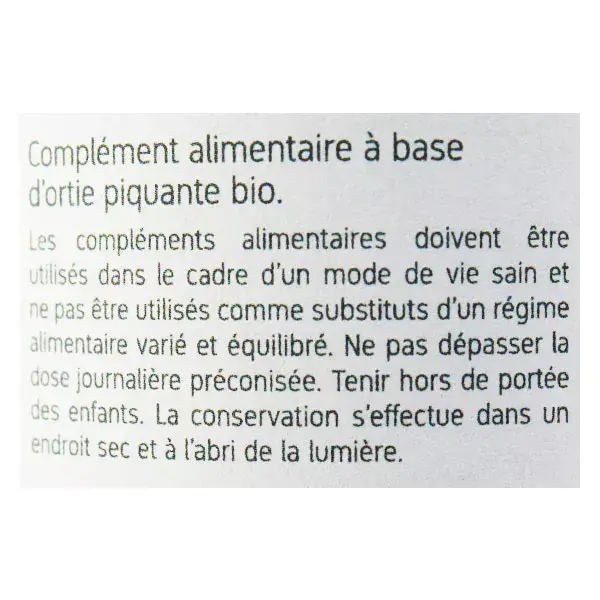 Nat & Form Bio Ortie Piquante Racine 200 gélules végétales