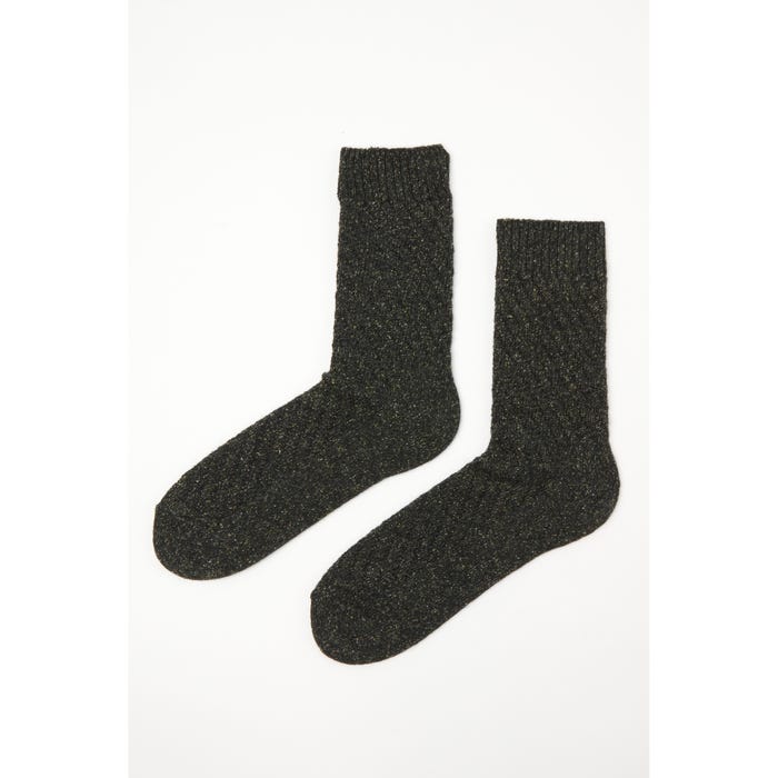 inSua THE COLLECTION-Herensokken ribbel wool silk - InSua The Collection