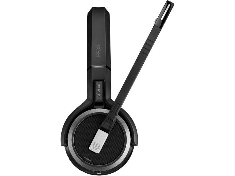 EPOS Headset IMPACT SDW 5066 Stereo, Basisstation, UC Kabelloses DECT-Headset mit Basisstation für die Triple-Konnektivität