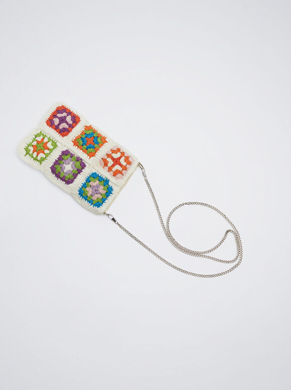 Bolsa de crochê - Cru