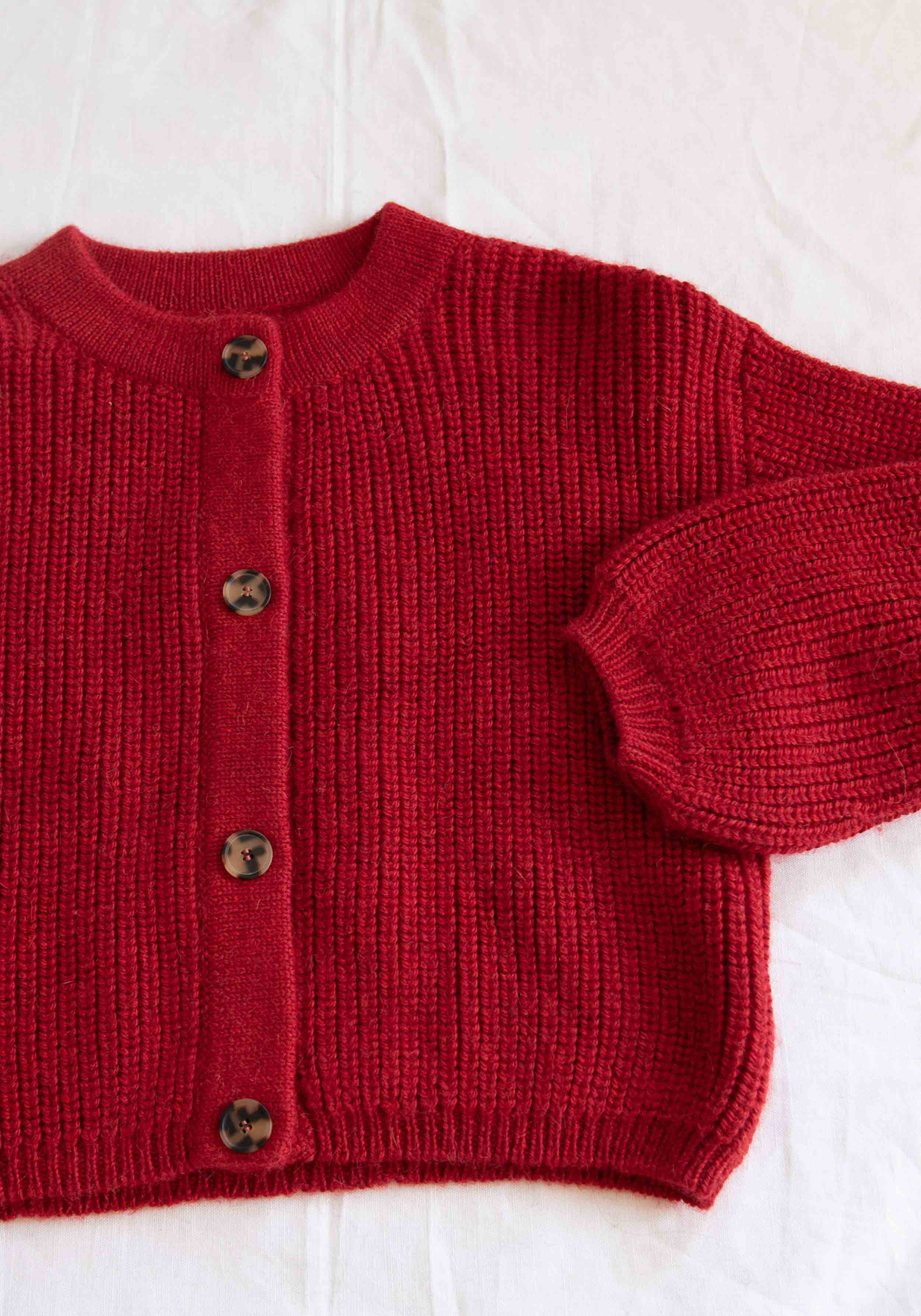 Jungle Folk Cardigan Tosca Pomegranate