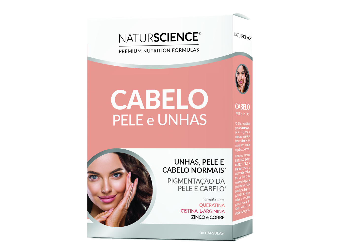 SUPLEMENTO NATURSCIENCE CABELO PELE E UNHAS 30 CÁPS