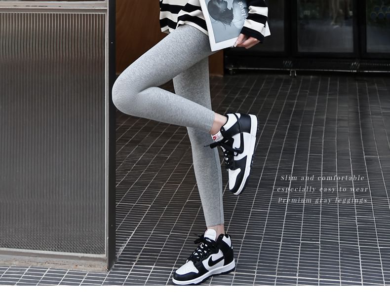 SHINSHIN - Hoge taille effen legging