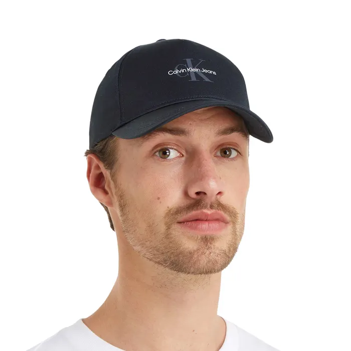Calvin Klein Mono Logo Print Cap Heren