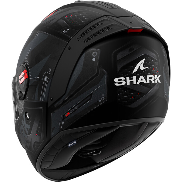 Shark - Casque Spartan RS Stingrey Noir Mat / Rouge