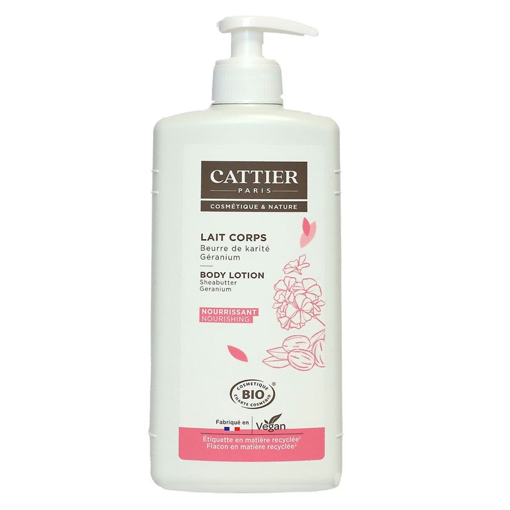 Lait nourrissant corps bio au beurre de karité 500ml