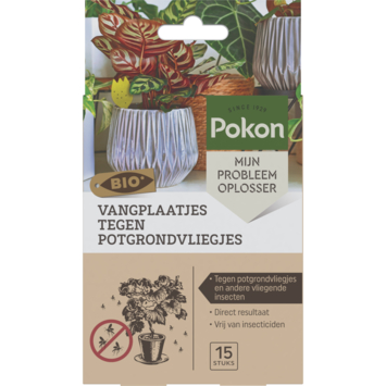 Pokon Bio vangplaatjes tegen potgrondvliegjes 15 stuks