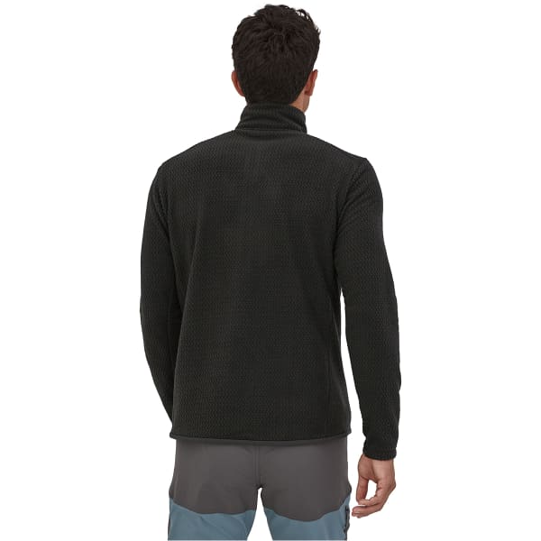 Sweat polaire randonnée PATAGONIA M'S R1 AIR ZIP NECK BLACK