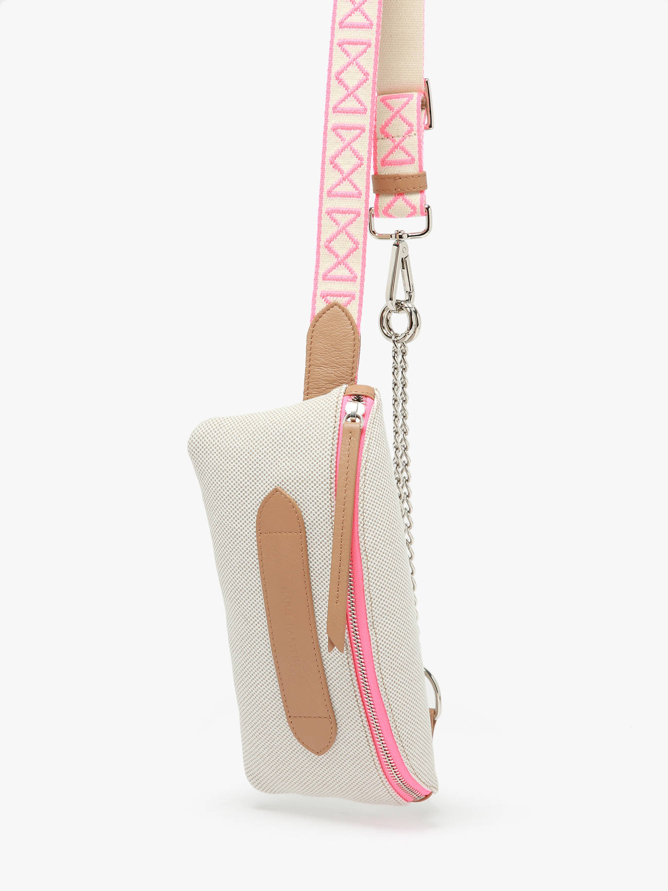 Sac ceinture Coachella textile et cuir MARIE MARTENS