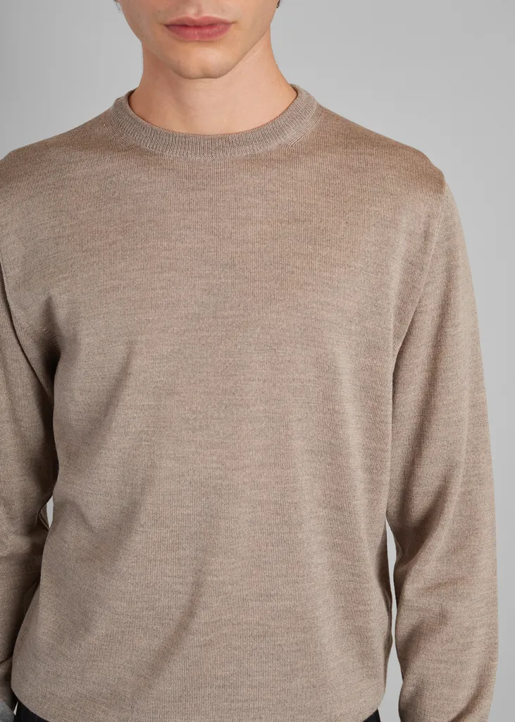 Pull col rond en laine mérinos L'Exception Paris