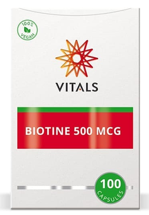 Vitals Biotine 500mcg Capsules 100CP