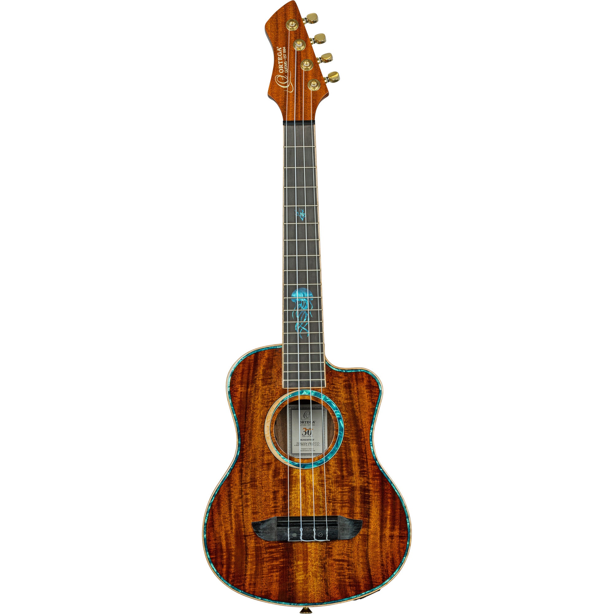 Ortega 30th Anniversary Series RUHZ30TH-JF E/A tenor ukelele met gigbag