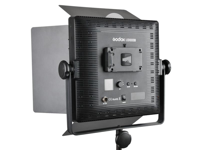 Godox Dauerlicht LED 1000W Helle Flächenleuchte mit bis zu 20 Metern Reichweite