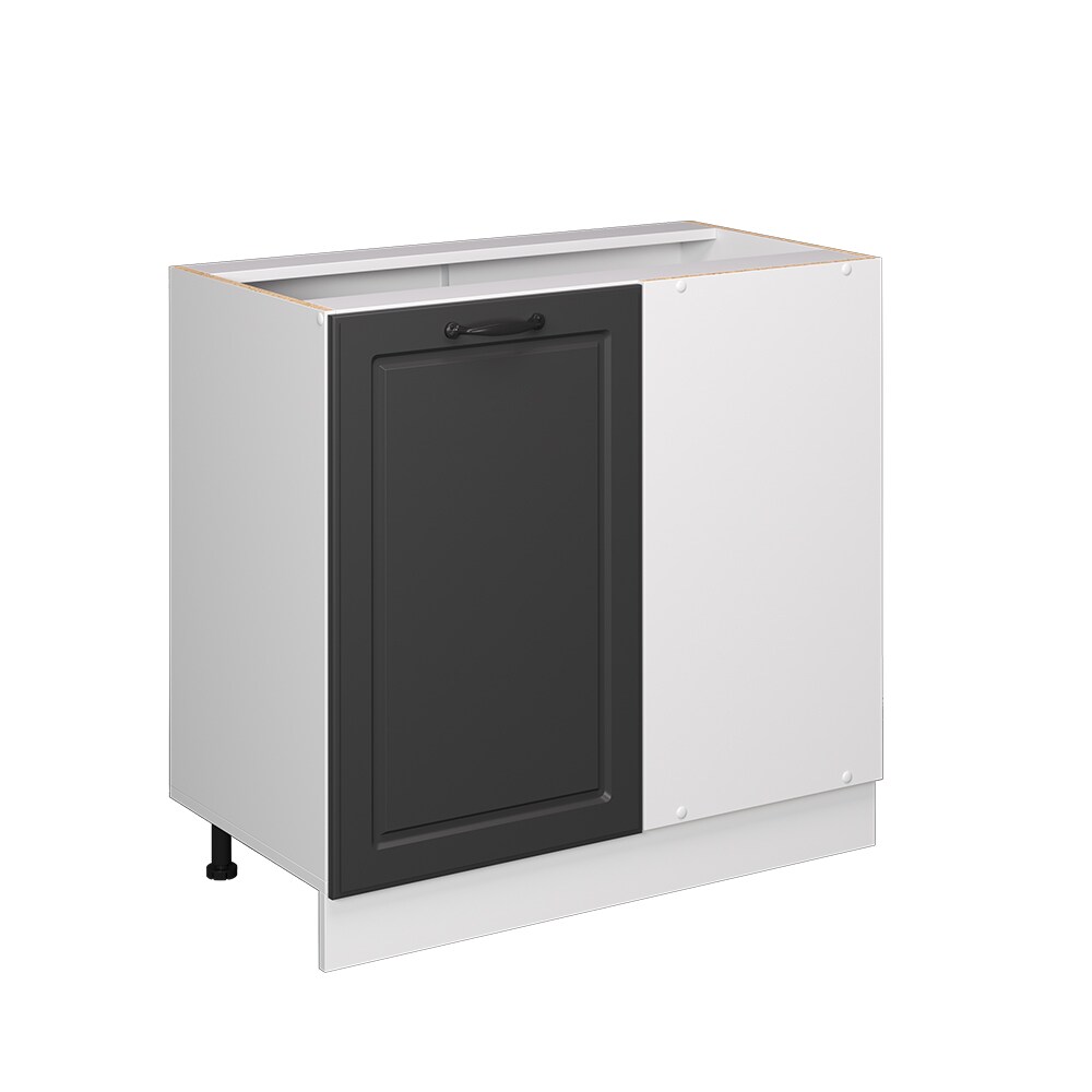 Vicco Eckunterschrank Küchenschrank Küchenzeile R-Line Landhaus 86 cm Weiß Anthrazit Tür