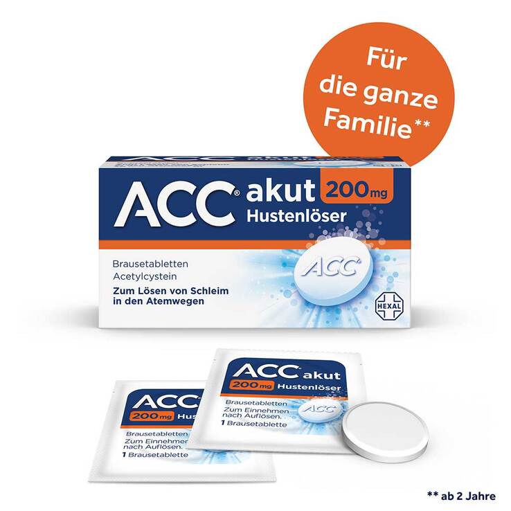 ACC akut 200 mg Hustenlöser, Brausetabletten, 20 St