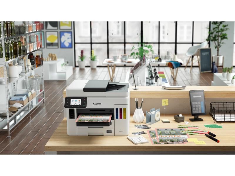 Canon Multifunktionsdrucker MAXIFY GX7050 Tintenstrahl-Multifunktionsdrucker mit nachfüllbarem Tintenbehälter