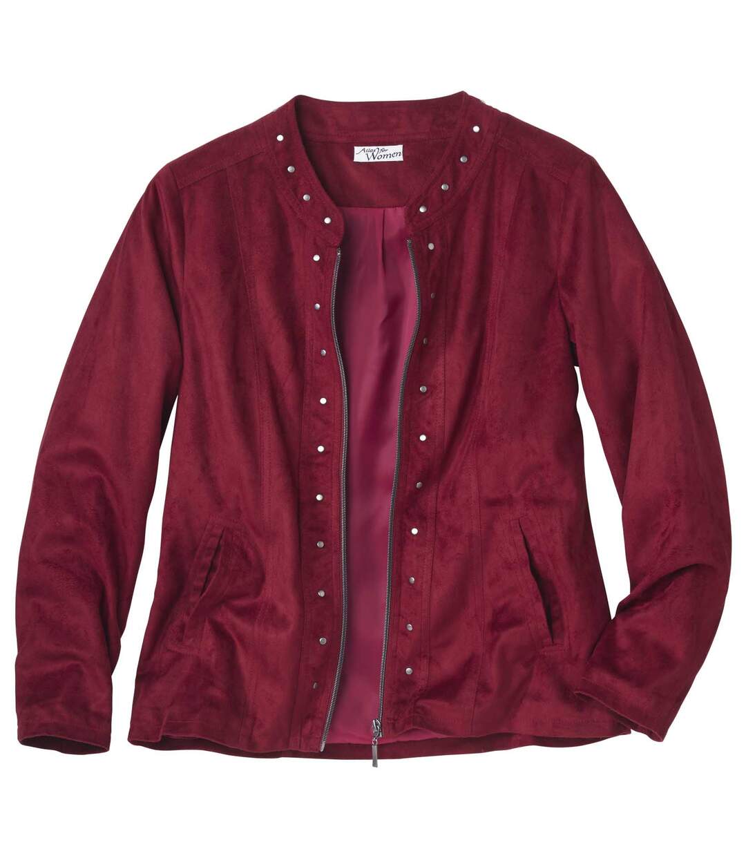 Veste Suédine Peau de Pêche