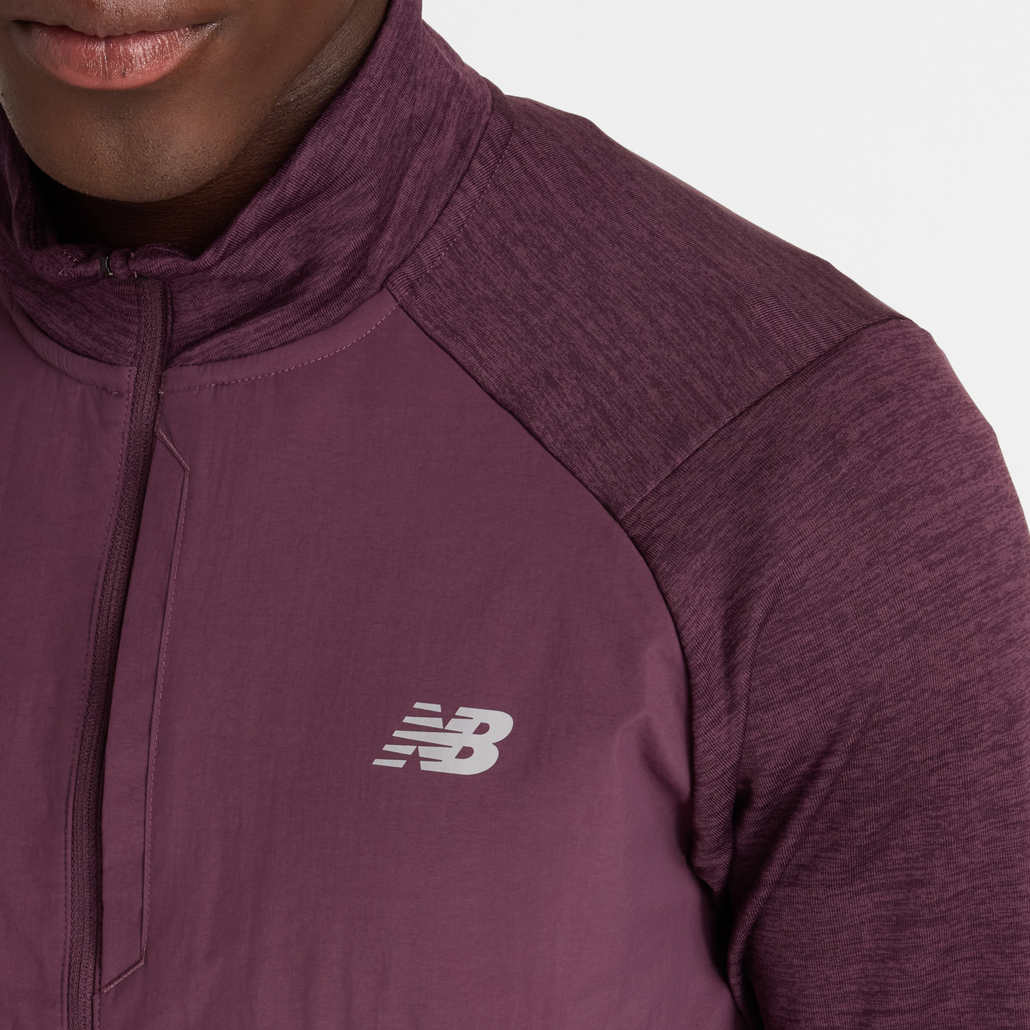 New Balance Athletics Heat Grid 1/2 Zip Heren
