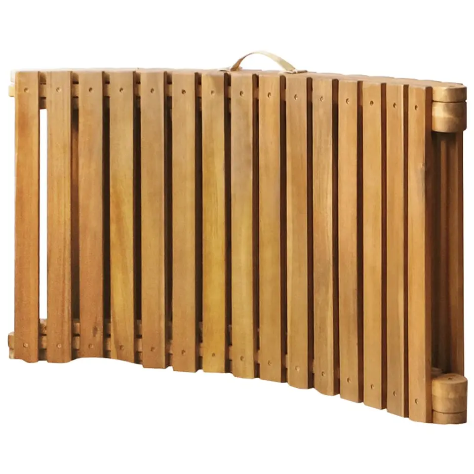 vidaXL - Ligstoel - Bruin - Hout