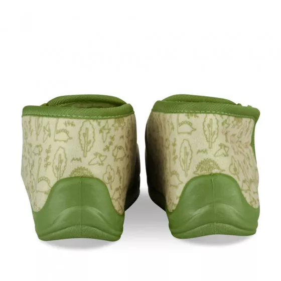 Chaussons VERT CHARLIE & FRIENDS