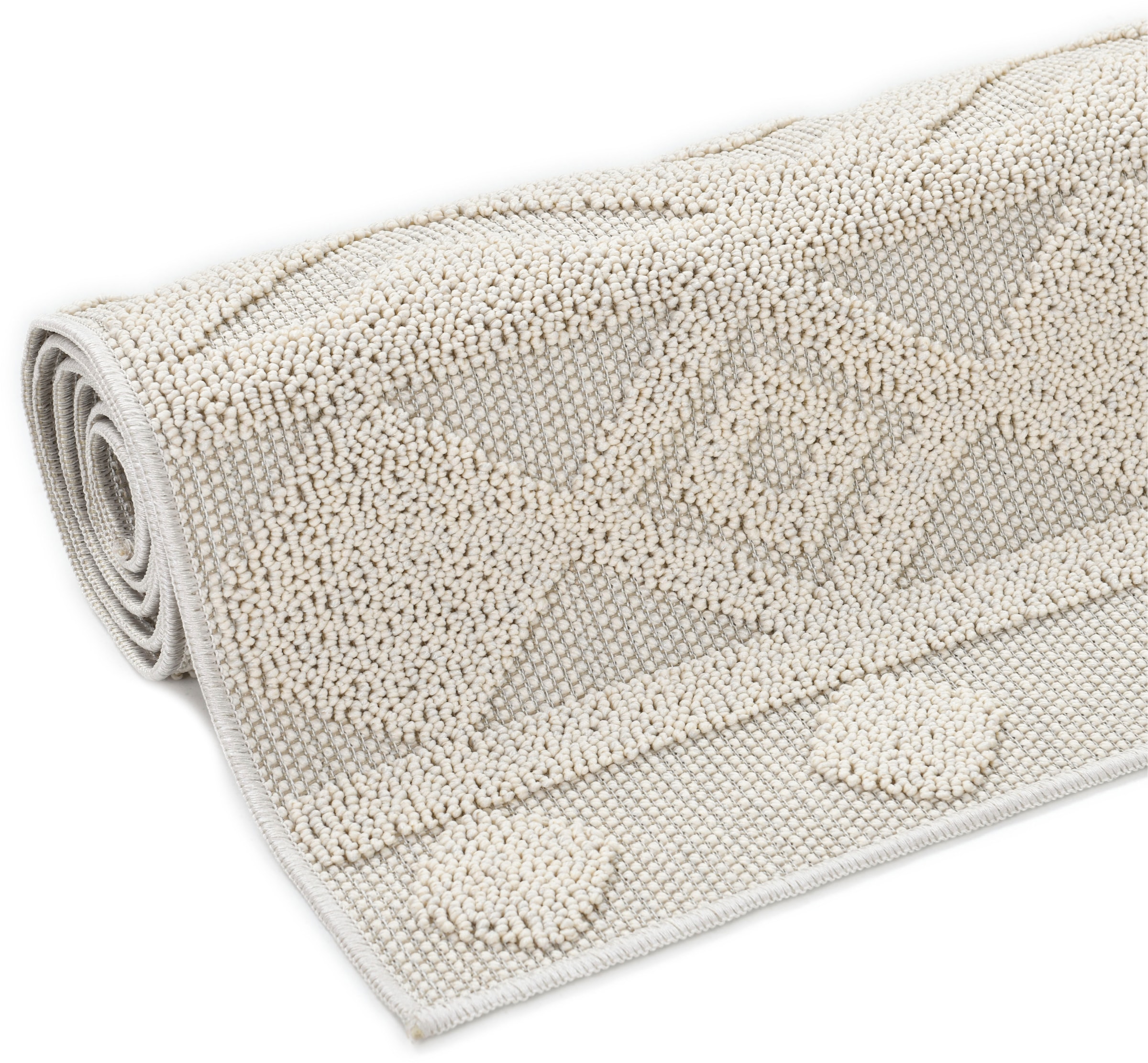 LeGer Home by Lena Gercke Teppich »Askja Outdoor« rechteckig 12 mm Höhe Hoch-Tief Effekt, Teppich im Boho Stil, Outdoor geeignet, Camping,