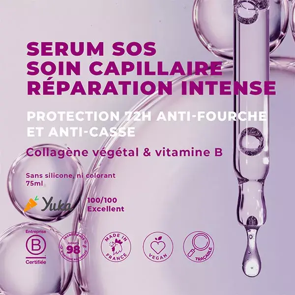 Energie Fruit Sérum SOS Soin Réparation Intense Cheveux Très Abimés 75ml