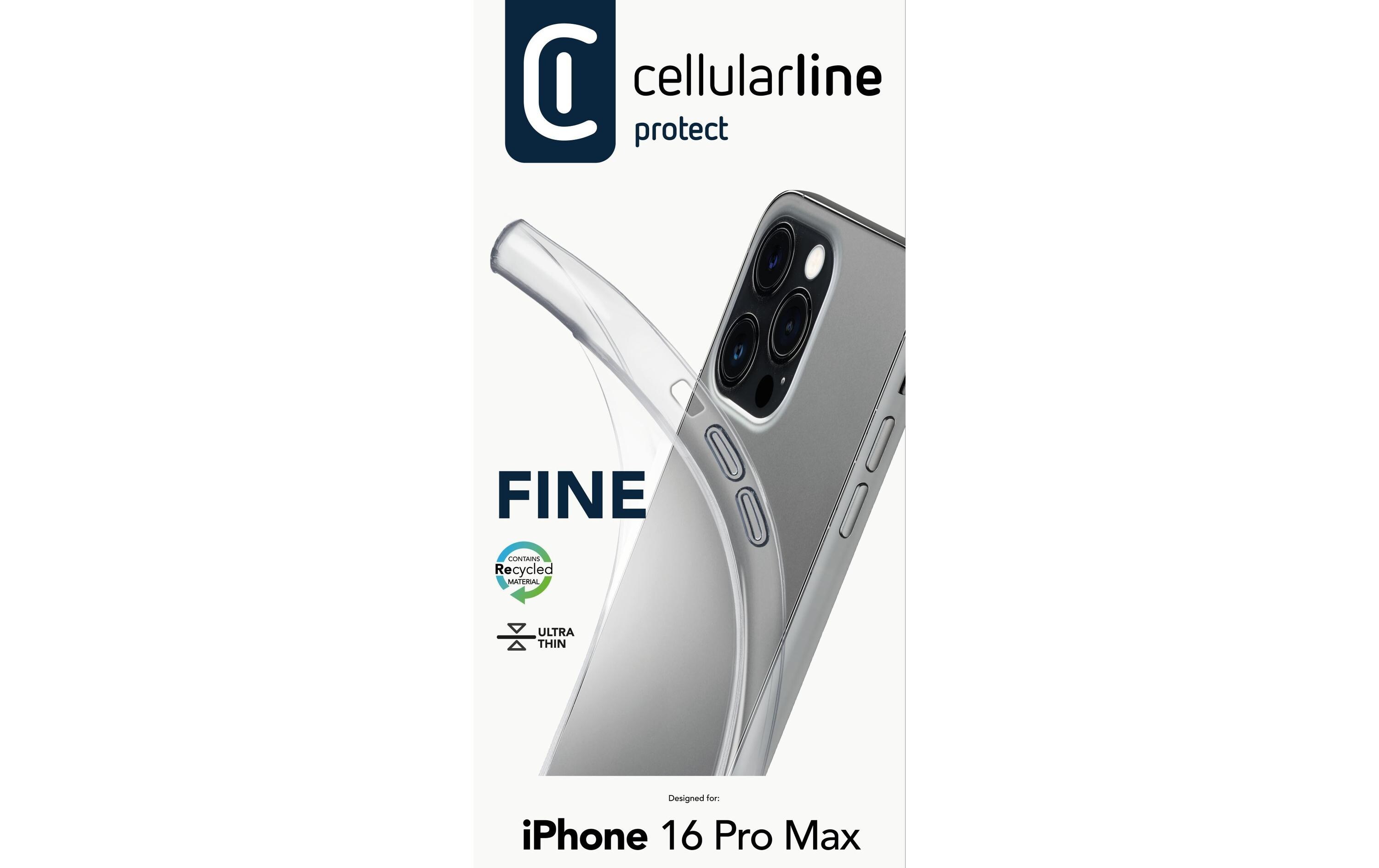 Back Cover Rubber Case iPhone 16 Pro Max ClearSchutzhülle für das Apple iPhone 16 Pro Max