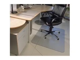 Stoleunderlag, Rubbermaid, polycarbonat, uden pigge, BxL 116 x 150 cm