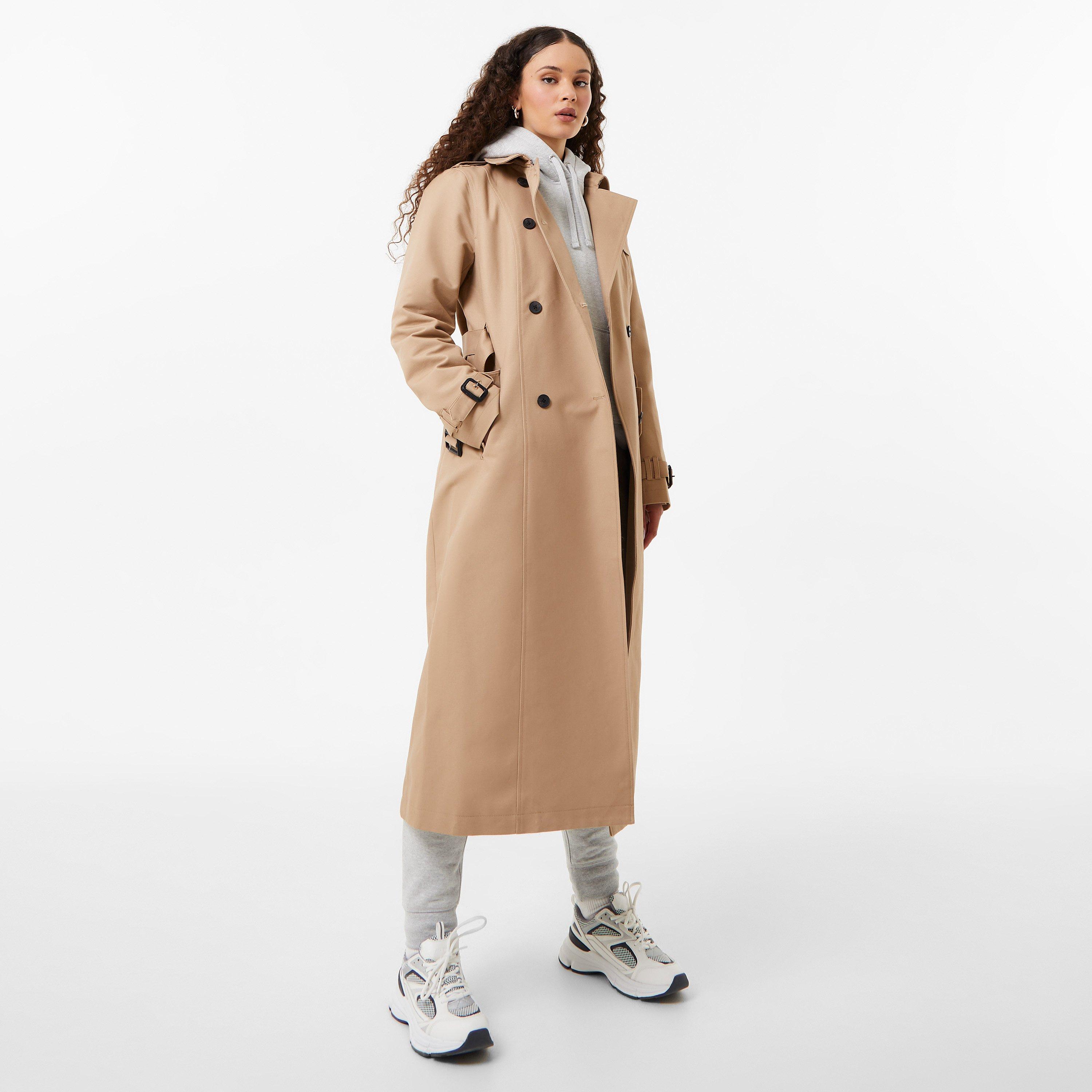 Jack Wills JW Long Meryl Trench Coat