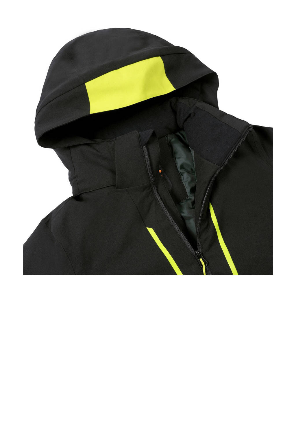 Icepeak ski-jack Ladd zwart/groen