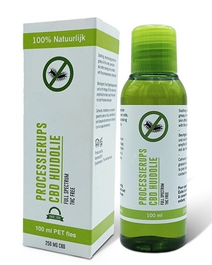 cannacans CBD Huidolie Processierups 100 ML
