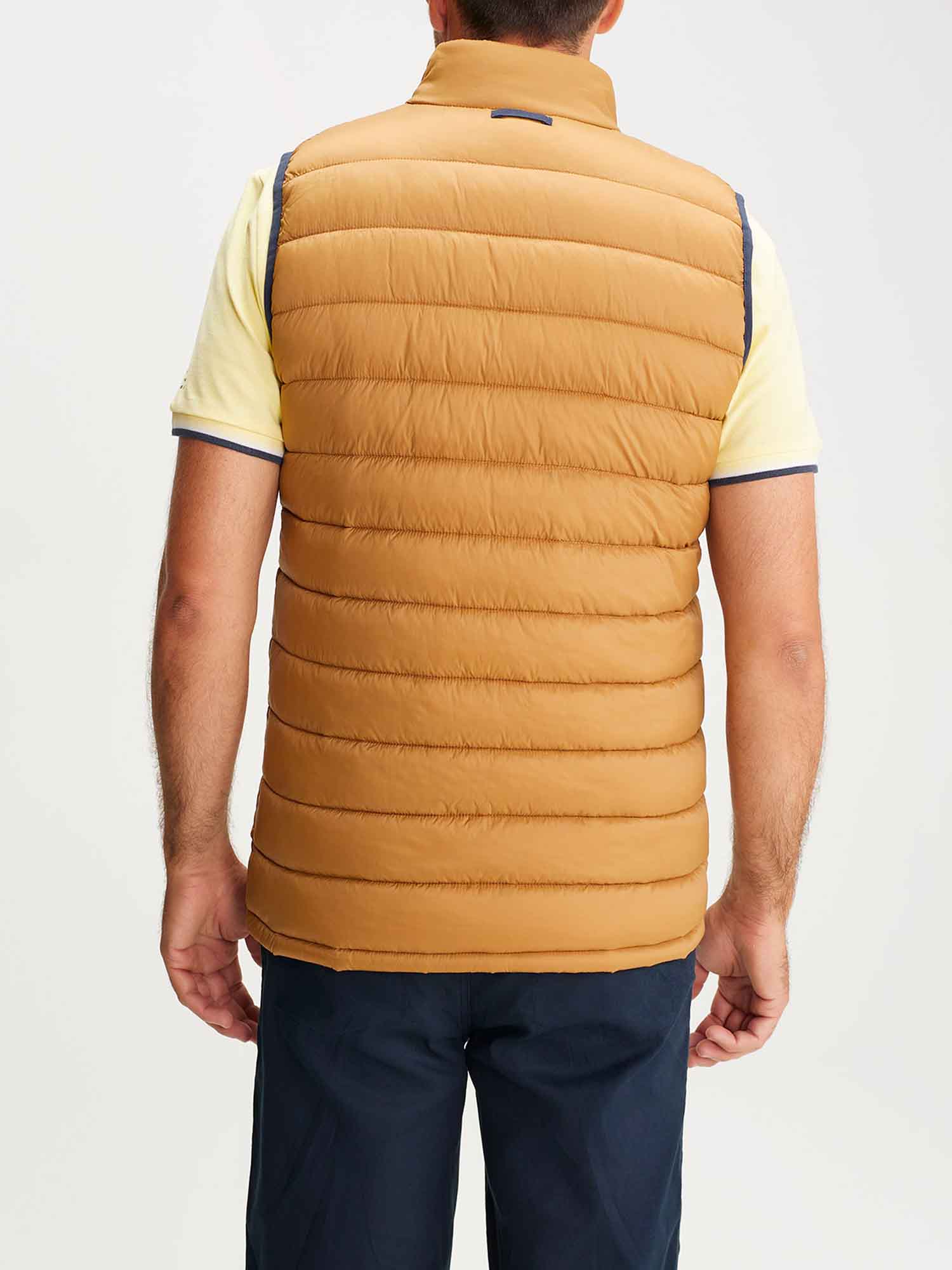 Doudoune Homme Sans Manches Marron