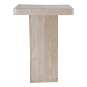Statafel Olburg zand steigerhout 82 x 82 cm