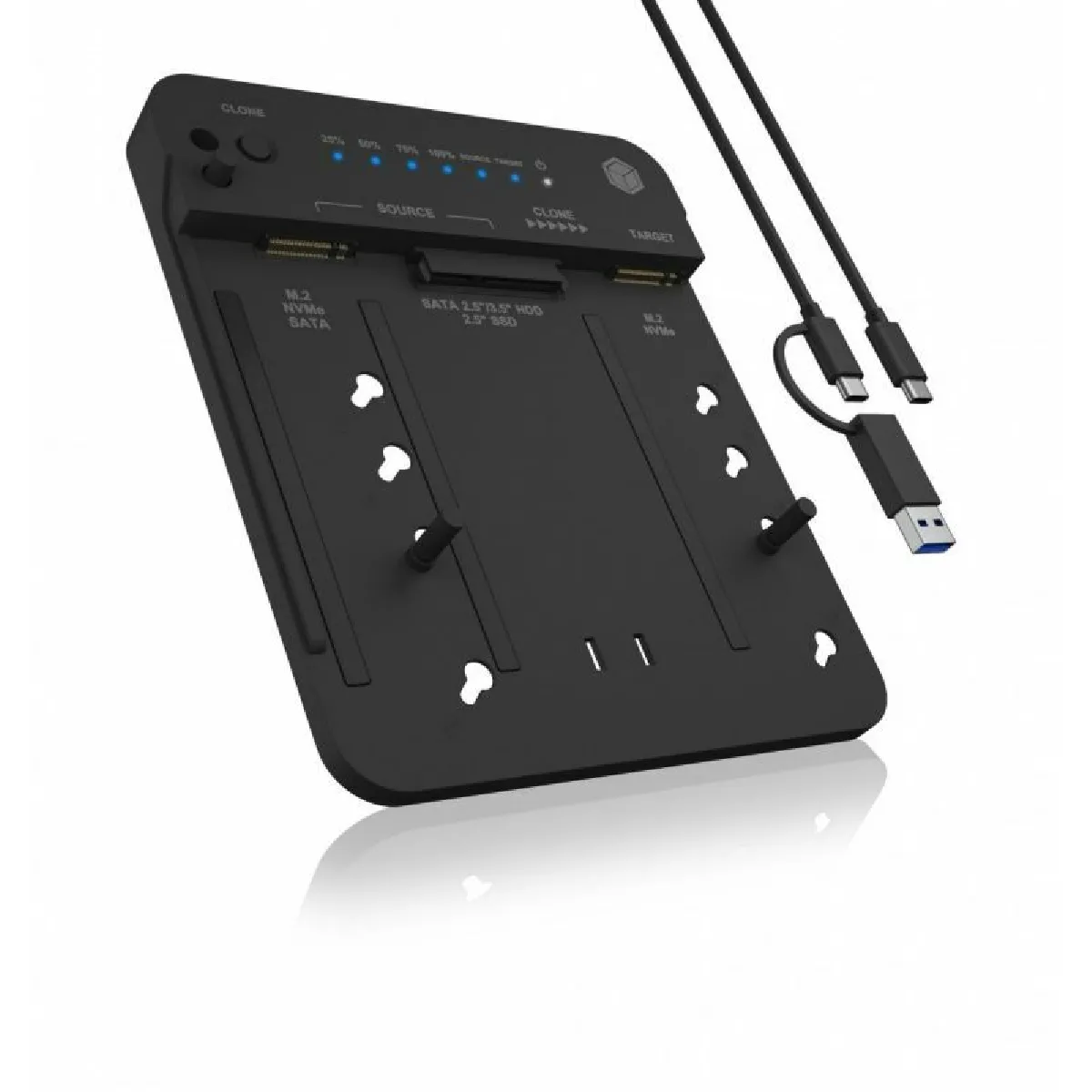 ICYBOX M.2 NVMe Dock - Noir