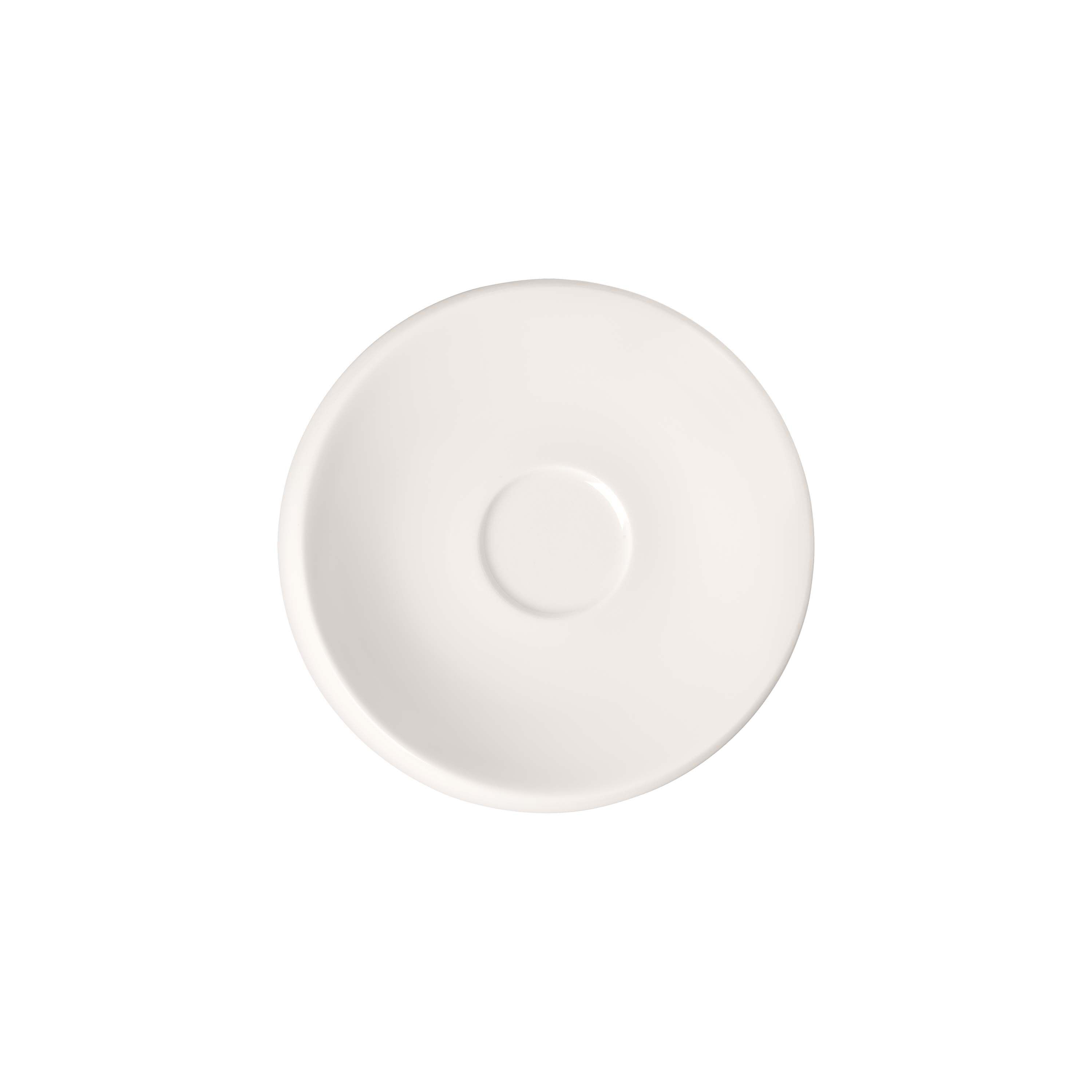NewMoon Espresso cup saucer White, 5.2'', Premium Porcelain