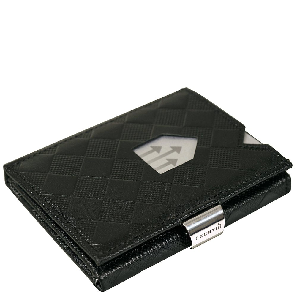 Exentri Leather Wallet RFID caiman black