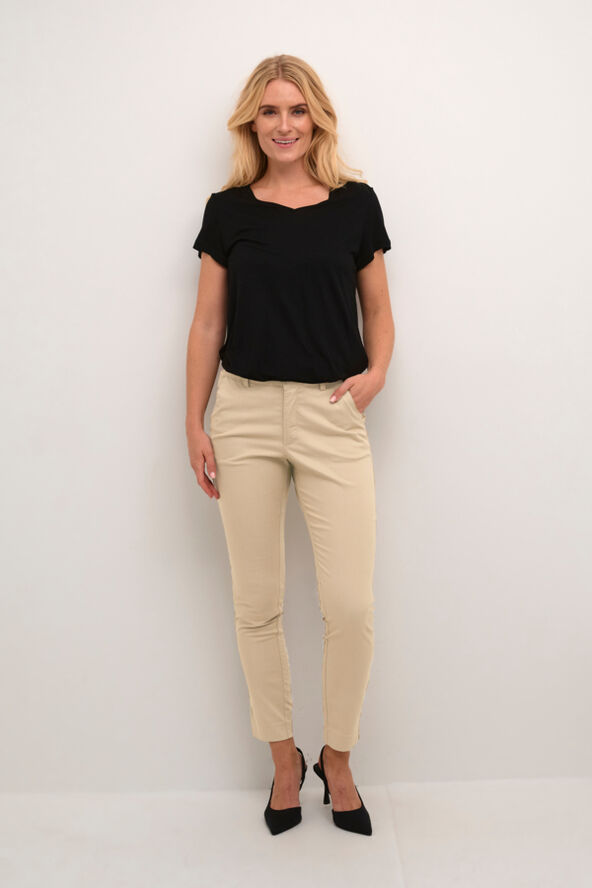 Kaffe KAlea Chino Pant Classic sand