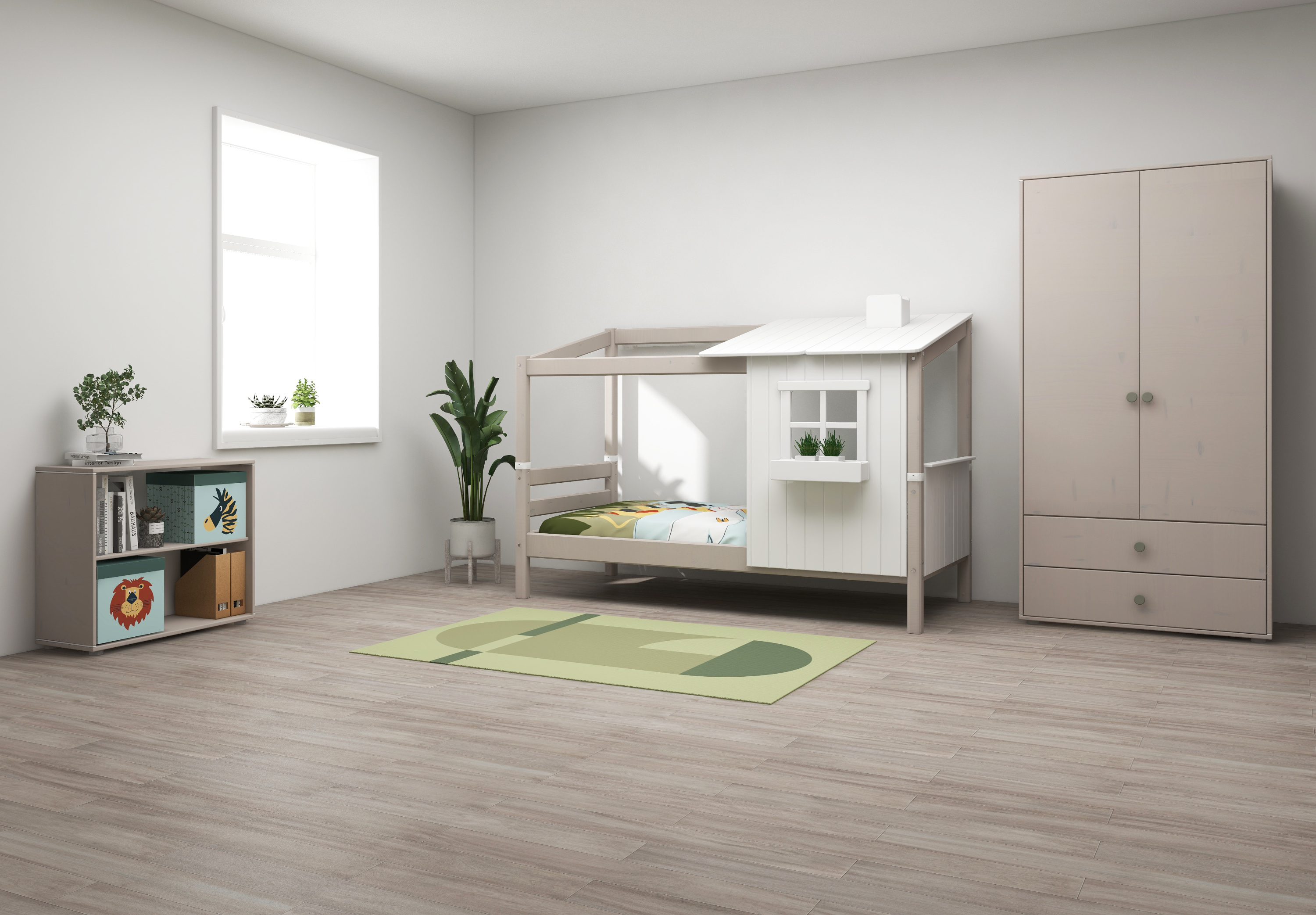Bett mit Haus FLEXA CLASSIC