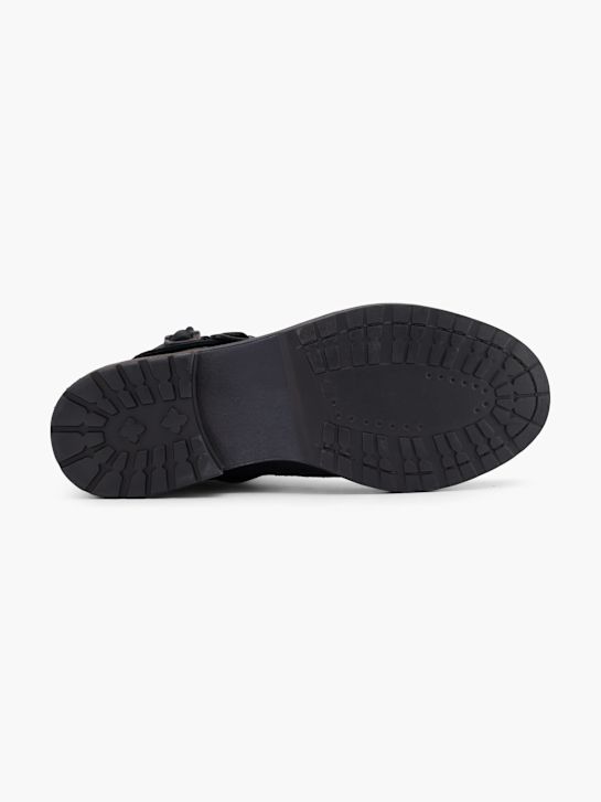 5th Avenue Cowboy- & Bikerboot Schwarz
