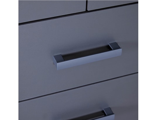 TERRE DE NUIT - Armoire 4 portes 2 tiroirs bois clair